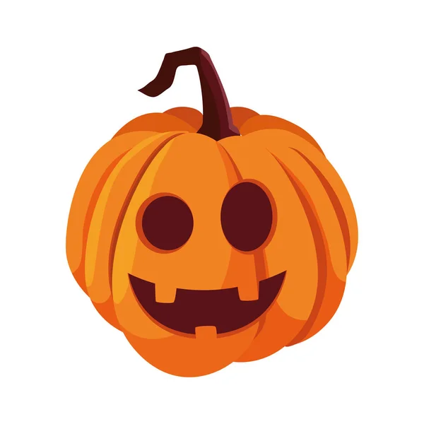 Abóbora feliz halloween celebração design — Vetor de Stock