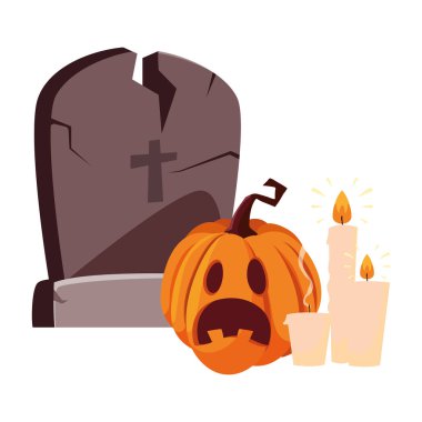 kabak mutlu cadılar bayramı kutlama tasarımı