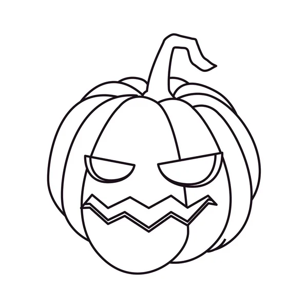 Pumpa Happy Halloween firande design — Stock vektor
