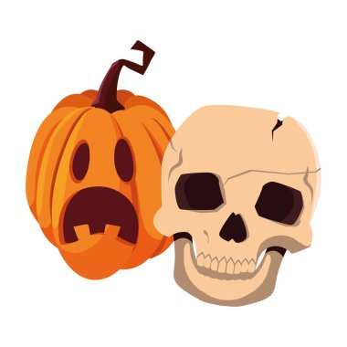 kabak mutlu cadılar bayramı kutlama tasarımı