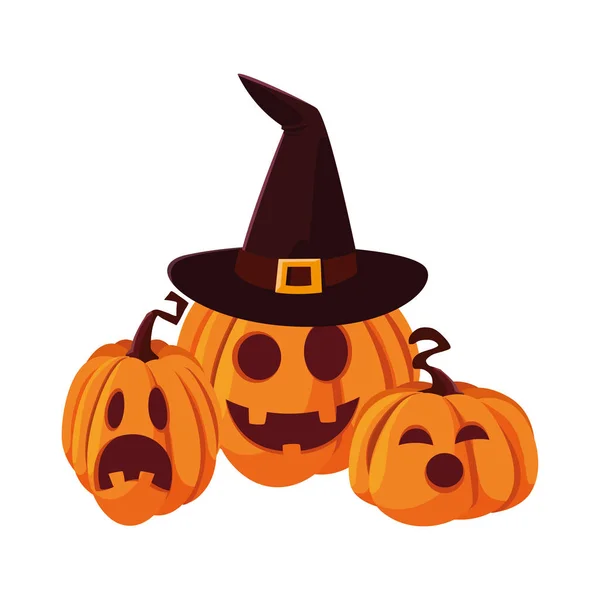 Heureux Halloween célébration conception vecteur ilustration — Image vectorielle