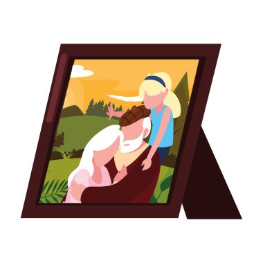 mutlu dedesi gün düz tasarım