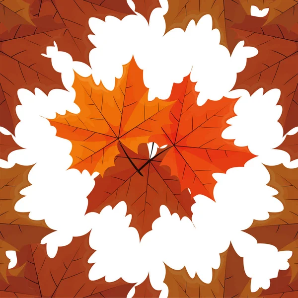 Heureux automne saison conception plate — Image vectorielle