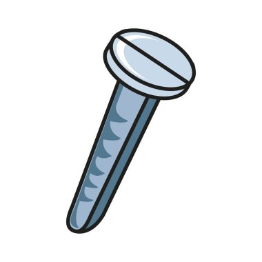 vida sabitleme aracı izole simgesi