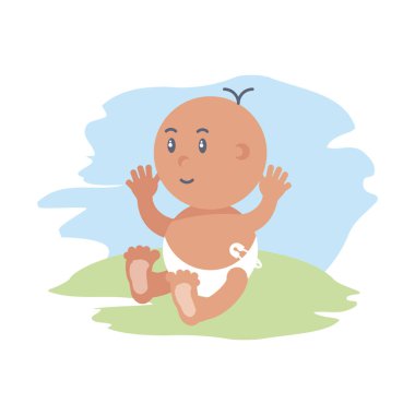 sevimli erkek bebek avatar karakter