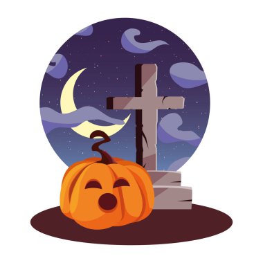 kabak çapraz mutlu cadılar bayramı kutlaması