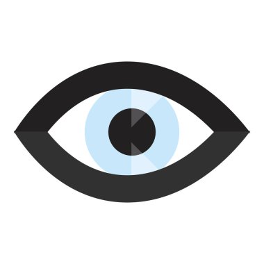 beyaz arka planda insan gözü biyometrik