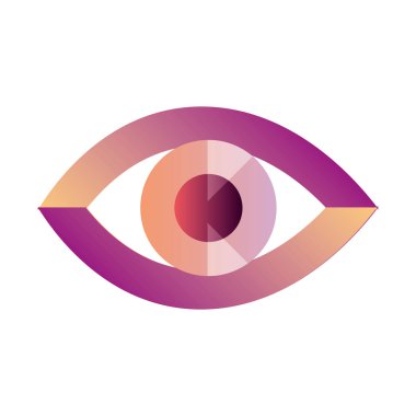 beyaz arka planda insan gözü biyometrik