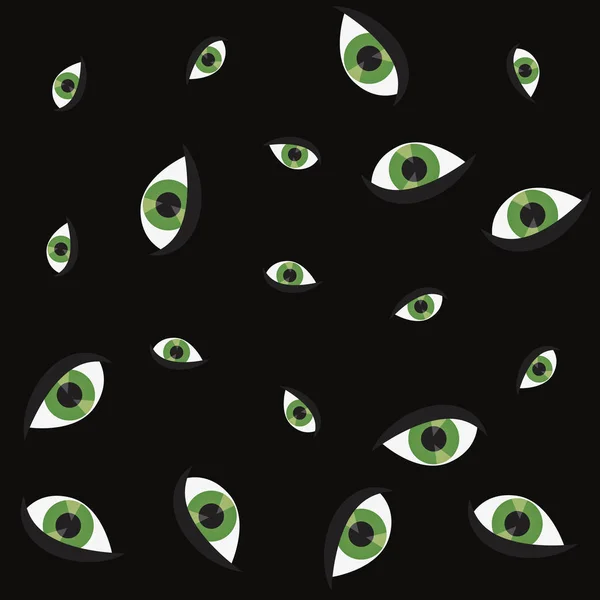 人間の目の視力パターン — ストックベクタ