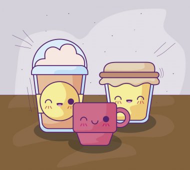 lezzetli gıda kawaii ile şişe bal