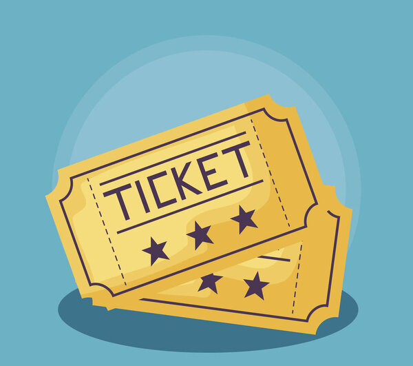 cinema ticket movie entrance icon