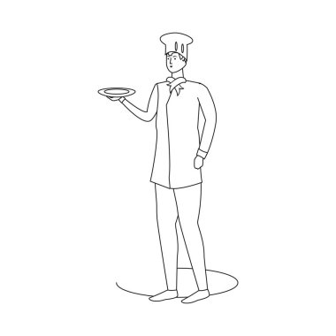 profesyonel şef işçi avatar karakteri