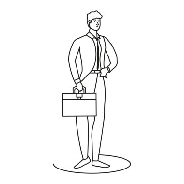 Zarif iş adamı Avatar karakteri