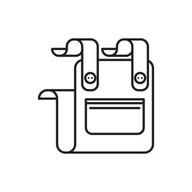 genel üniforma giyim izole simgesi