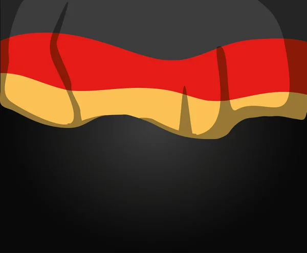 德国国旗框架装饰 — 图库矢量图片