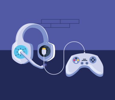 kulaklıklı video oyunu kontrolü