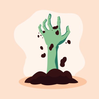 cadılar bayramı için zombi eli