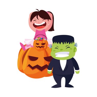 cadılar bayramı kostümleri görüntü çocuklar