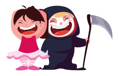 cadılar bayramı kostümleri görüntü çocuklar