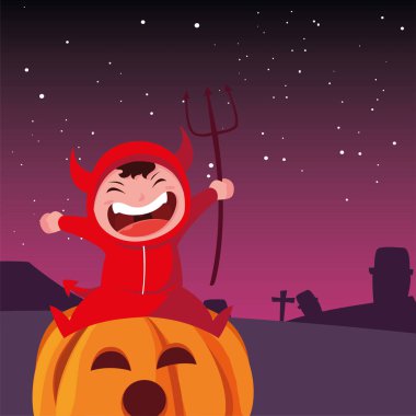 cadılar bayramı kostümleri görüntü çocuklar