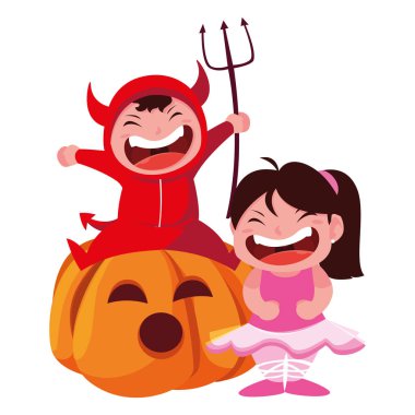 cadılar bayramı kostümleri görüntü çocuklar