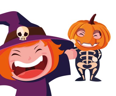 cadılar bayramı kostümleri görüntü çocuklar