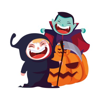 cadılar bayramı kostümleri görüntü çocuklar