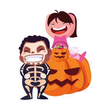 cadılar bayramı kostümleri görüntü çocuklar