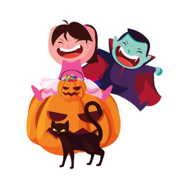 cadılar bayramı kostümleri görüntü çocuklar