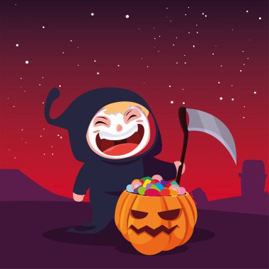 cadılar bayramı kostümleri görüntü çocuklar