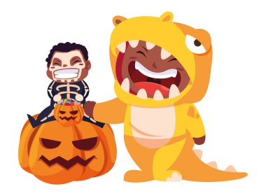 cadılar bayramı kostümleri görüntü çocuklar