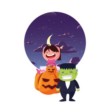 cadılar bayramı kostümleri görüntü çocuklar