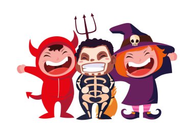 cadılar bayramı kostümleri görüntü çocuklar