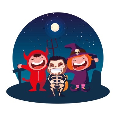 cadılar bayramı kostümleri görüntü çocuklar