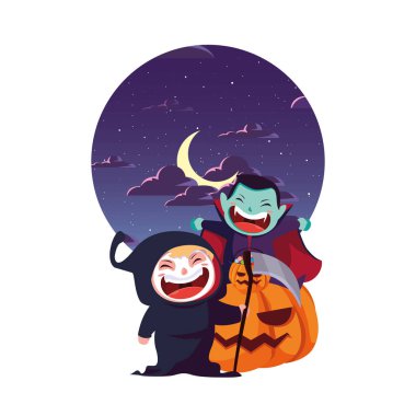 cadılar bayramı kostümleri görüntü çocuklar