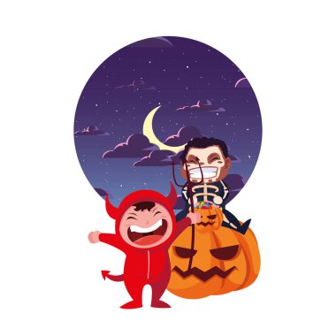 cadılar bayramı kostümleri görüntü çocuklar