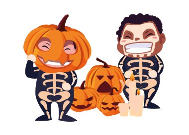 cadılar bayramı kostümleri görüntü çocuklar