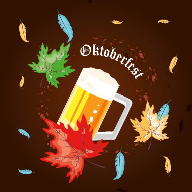 bira kavanozu ile oktoberfest kutlama günü