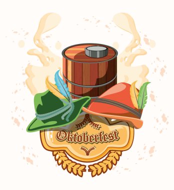 tiroline şapka ile oktoberfest kutlama günü