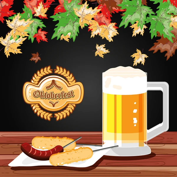 bira kavanozu ile oktoberfest kutlama günü