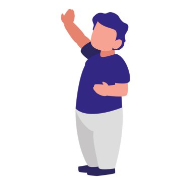 avatar boy simge vektör illüstrasyon