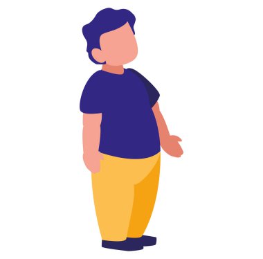 avatar boy simge vektör illüstrasyon