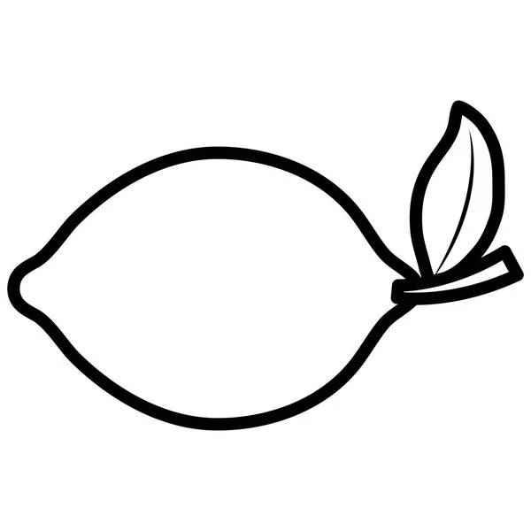 Icône de citron illustration vectorielle d'image — Image vectorielle