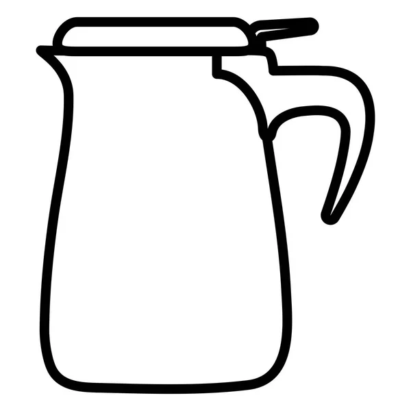 Vatten pitcher ikon vektor illustration — Stock vektor