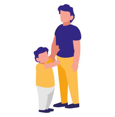 mutlu aile tasarım vektör illüstrasyon