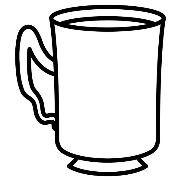 Kahve kupası ikonu vektör illüstrasyonu — Stok Vektör