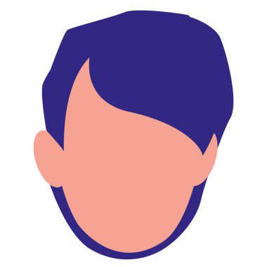 Avatar adam tasarım vektör illüstrasyon