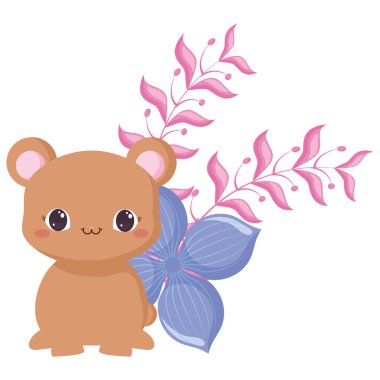 Sevimli hayvanlar tasarım vektör illüstrasyon