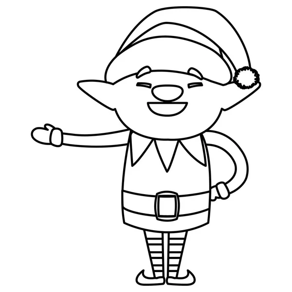 Christmas Elf design vektor illustration — Stock vektor