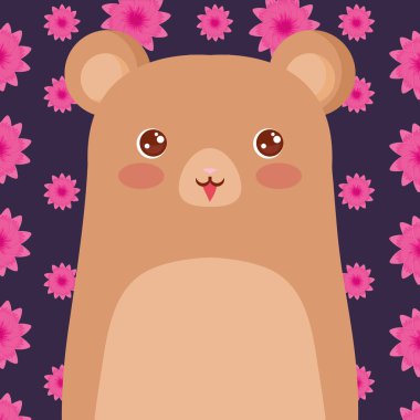 Sevimli hayvanlar tasarım vektör illüstrasyon